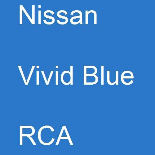 Nissan, Vivid Blue, RCA.